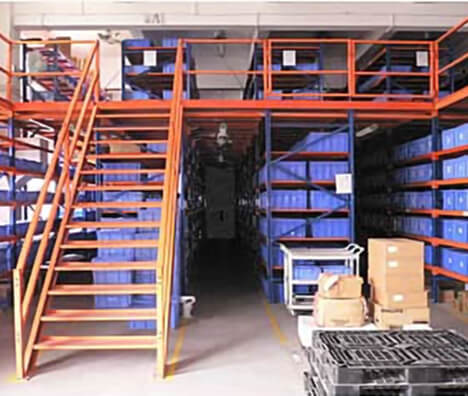 Rack Supported Mezzanine Platform